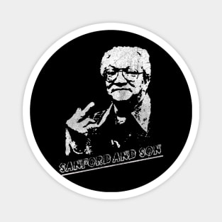 Sanford andson// black white design T-Shirt Magnet